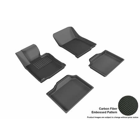 U-Ace 3D Maxpider All 2 Row Custom Fit Kagu Black Floor Mat for 2014-2016 Mini Countryman Models L1MN00901509